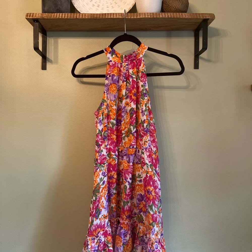 Floral Halter Dress